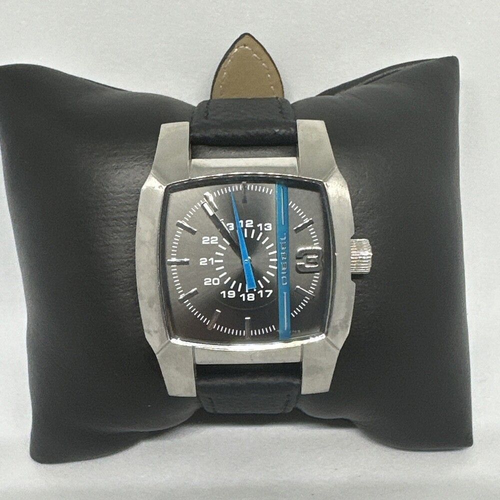Diesel DZ1128 Men's Black Stainless Steel Analog Dial Quartz Wrist Watch HME671